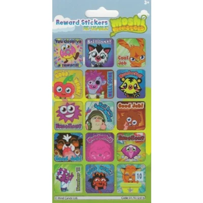 Image of Paper Projects Moshi Monsters Foiled Reward Stickers