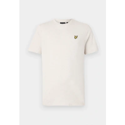 Image of Lyle &amp; Scott Heather Basic Tshirt, Men&#039;s, Size: XS, Natural