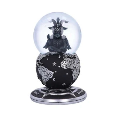 Image of Nemesis Now Cult Cuties Baphoboo Snow Globe, Black, 18.5cm, Resin