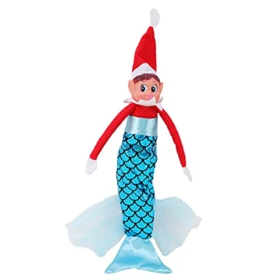 Image of Toyland® Novelty Elf Fancy Dress Outfit Clothing Accessories for Christmas Elves (MERMAID)