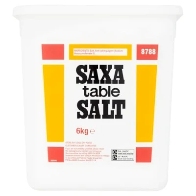 Image of SAXA Table Salt 6kg Tub
