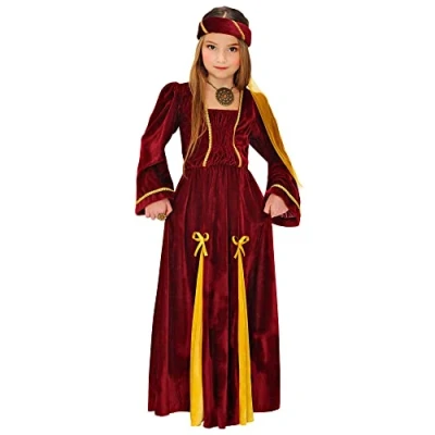 Image of Children&#039;s Medieval Princess Costume Medium 8 10 yrs (140cm) for Middle Ages Fancy Dress