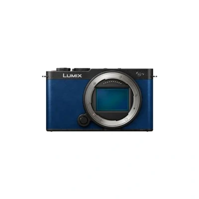 Image of Panasonic Lumix DC S9E A Full Frame Mirrorless Open Gate Vlogging Camera, 24.2MP, 6K /4K Video, 779 Point PDAF, Image Stabilisation, Free Angle Screen, 5Ghz WiFi, Night Blue, Body
