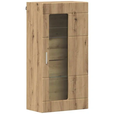 Image of vidaXL Wall mounted Cabinet with Shelf Artisan oak 55 x 29 100 cm