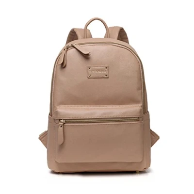 Image of COLORLAND CLD BP123 A Ariana Faux Leather Backpack Changing Bag Khaki