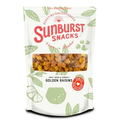 Image of Sunburst Golden Raisins, No Added Sugar &amp; Non GMO, 1kg