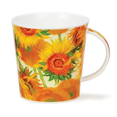 Image of DUNOON Cairngorm 0.48 Litre Shaped Mug Sunflowers
