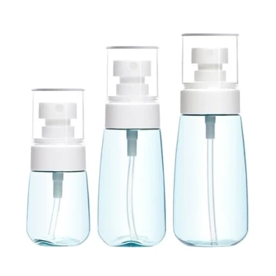 Image of Spray Bottles, 30ml 60ml 80ml Clear Empty Fine 3 Pcs Mist Bottles Small Travel Plastic Atomiser Bottle Refillable Liquid for Essential Oils, Cleaning, Make up Cosmetic Hair, Leak Proof, BPA Free