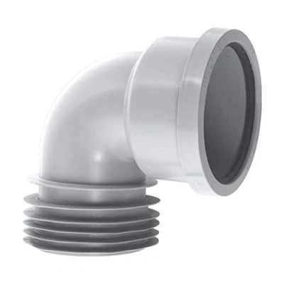 Image of McAlpine 90� Bend Drain Connector Grey DC90 GR