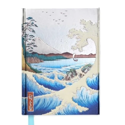 Image of Hiroshige The Sea at Satta (Flame Tree Notebook) Notebooks): 28