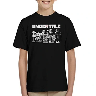 Image of Cloud City 7 Undertale X Mercy Friends Kid&#039;s T Shirt Black