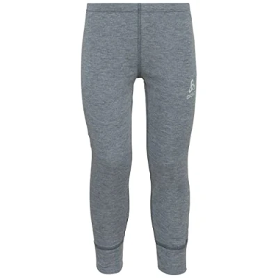 Image of odlo Kids Functional Underwear Long Pants ACTIVE WARM ECO, steel grey melange, 116