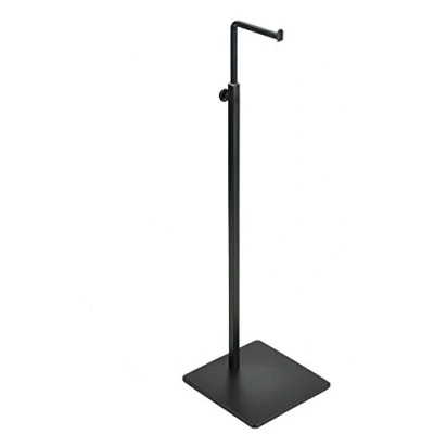 Image of Black Metal Adjustable 7 type handbag display stand holder racks