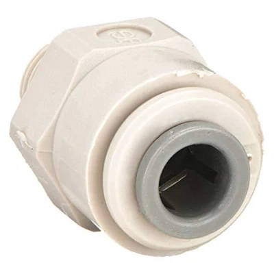 Image of JOHN GUEST 3/8&quot; OD X 1/4&quot; NPT MALE STR ADAPTOR NPTF Thread (Push in Fittings, Imperial) PACK SIZE: 1x5