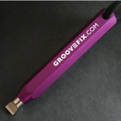 Image of GrooveFix Golf Club Groove Sharpener Purple