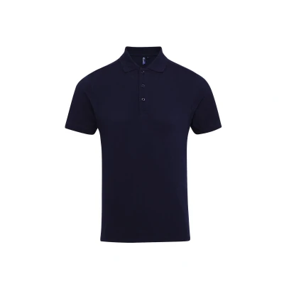 Image of Premier Mens Coolchecker Plus Pique Polo With CoolPlus (Navy) Size 2XL