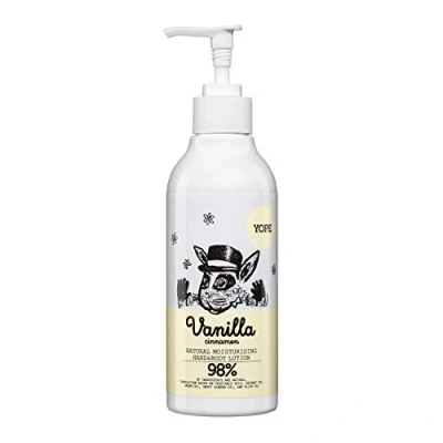 Image of Yope Moisturizing Natural Hand and Body Lotion with Vanilla Cinnamon 300ml