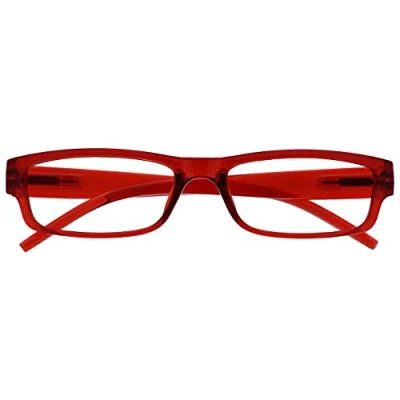 Image of The Reading Glasses Company Red Lightweight Comfortable Readers Mens Womens R32 Z +3.00
