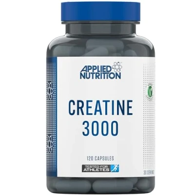 Image of Applied Nutrition Creatine 3000 Monohydrate Capsules 3000mg Per Serving, High Strength Supplement, Increases Physical Performance (120 30 Servings) (New)