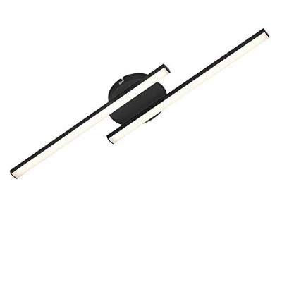 Image of Briloner Leuchten LED Light, Ceiling lamp, 2 Flame, 12 watts, 960 lumens, 3,000 Kelvin, Black, 560 x 120 36 mm (L W H) 3448 015