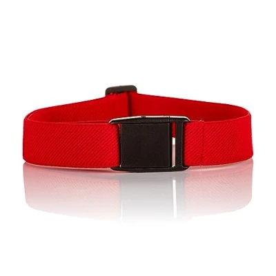 Image of Olata Children’s Elasticated Belt with Plastic Clip Buckle (1 6 Years). Red