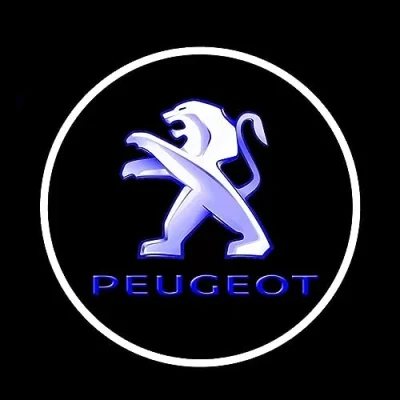 Image of FIXCOR Car Welcome Door Light for Peugeot 2008/3008/4008/5008, Projector HD No Fade Ghost Shadow Lights Puddle Accessories,A Two