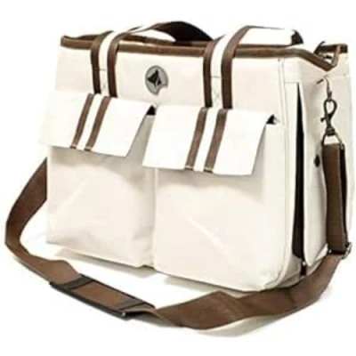 Image of CROCI Isabella Bag, 41 x 21 31 cm, Beige/Brown