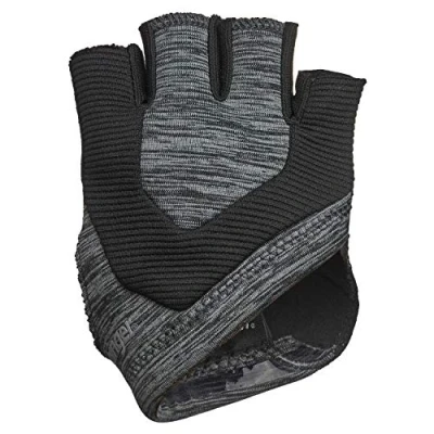 Image of Harbinger Women&#039;s Palm Guards, Minimalist Weight Lifting Gloves, Fitness, Black/Grey, S