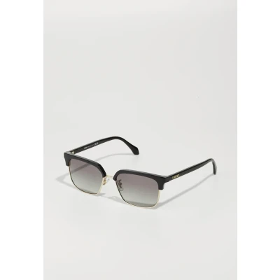 Image of Versace Man VE4494D GB1/11 Sunglasses Injected Black Grey Squared Normal Shaded