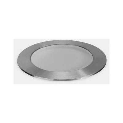 Image of Rim Outdoor LED Recessed Ground Light Polished IP65/IP67 1W 3000K Dimmable