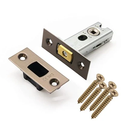Image of EAI Tubular Deadbolt for Bathroom 76mm Case 57mm Backset Antique Brass