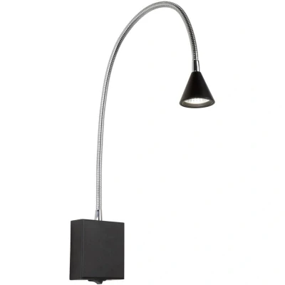 Image of Buddy Modern Bedside Lamp LED 1x4W 4000K Black