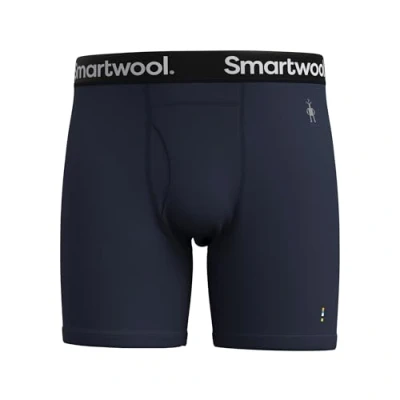 Image of Smartwool Men&#039;s Merino Boxer Brief, DEEP NAVY, Small