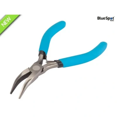 Image of Blue Spot 08505 Dipped Handle Mini Bent Nose Plier