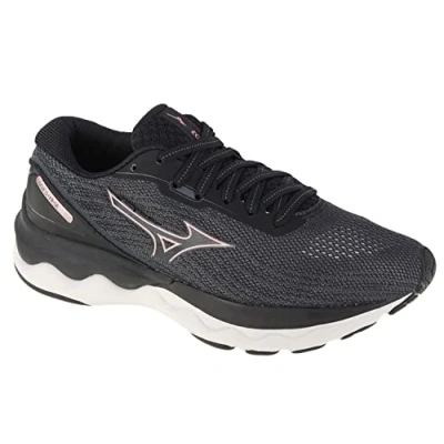 Image of Mizuno Women&#039;s Wave Skyrise 3 (W) Running Shoes, White Neolime, 6 UK