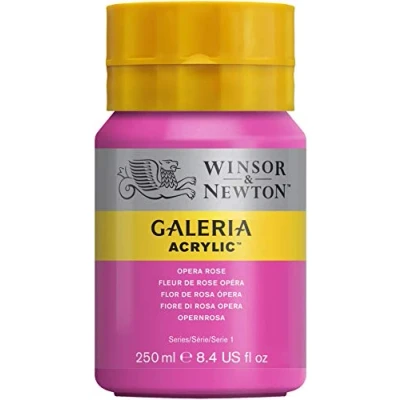 Image of Winsor &amp; Newton Series 1 250ml Bottle Galeria Acrylic Colour with Nozzle Cap Opera Rose