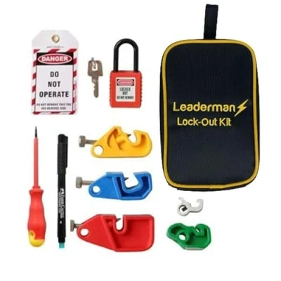Image of Leaderman LOPK2 Lock Out/Off MCB/RCD Kit with Case