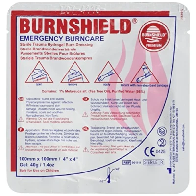 Image of STJ AMBU F80001 Burnshield Hydrogel Dressing, 100 mm x
