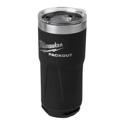 Image of Milwaukee Packout Thermal Mug Drinking Cup Coffee Black 600 ml