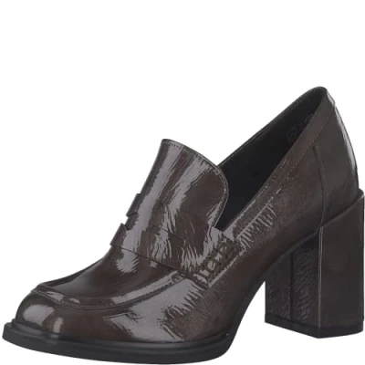 Image of MARCO TOZZI Women&#039; 2 24403 29 Loafer Flat, Pepper Met P, 6.5 UK