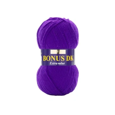 Image of Hayfield Bonus DK Double Knitting, Bright Purple (828), 100g by Sirdar