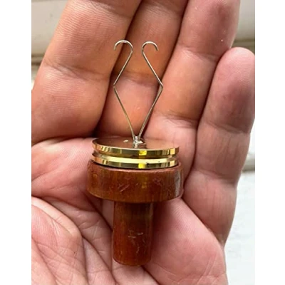 Image of Olax Fly Tying Wooden Handle Dubbing Spinner, Whirler, 6cm