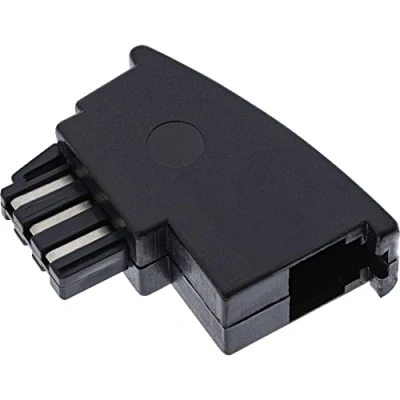 Image of InLine 69948b TAE F RJ11 Black CABLE INTERFACE/Gender Adapter (TAE F, RJ11, Male/Female, Black)