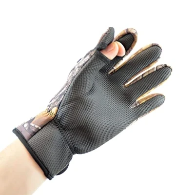 Image of Undercover Mens Fishermans Neoprene Gloves GL641UCM Camo M/L