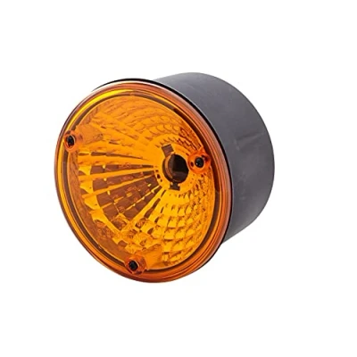 Image of HELLA 2BA 964 169 501 Direction Indicator Halogen 24/12V Fitting/mounting/Bolted Lens Colour: Yellow Plug: Blade Terminal left/Rear/right Quantity: 1