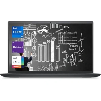Image of Dell Business Inspiron 3520 15.6&quot; Laptop, Intel Core i7 1255U Processor, 64GB RAM, 2TB SSD, Webcam, HDMI, SD Card Slot, Wi Fi 6, Windows 11 Pro, Black