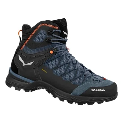 Image of Salewa Men&#039;s Ms MTN Trainer Lite Mid GTX Trekking and Hiking Shoes, Blue, 10 UK