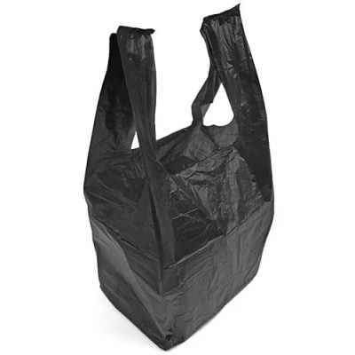 Image of 500 Pack Adult Nappy Disposal Bags Black 10% Thicker Sacks Odour Free Sanitary Easy Tie Handles 8x13x18&#039;&#039;