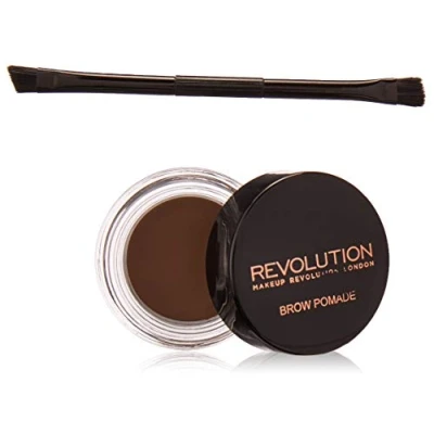 Image of Makeup Revolution Brow Pomade With Brush Medium Brown