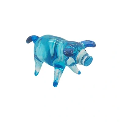 Image of VIE Naturals Hand Blown Glass Sculpture, Pig